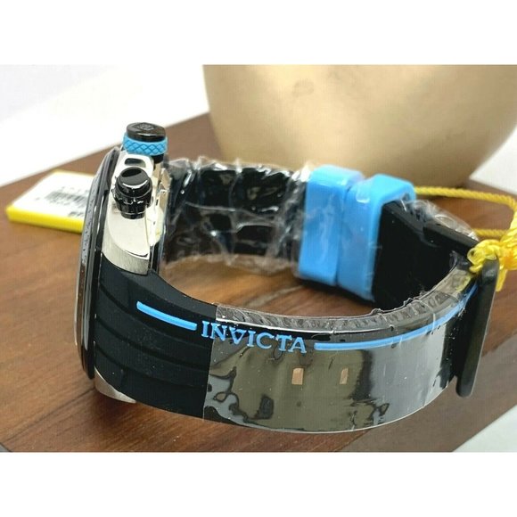 Invicta Men's Watch 17193 Speedway Chronograph Quartz Blue Black Rubber Band - Picture 8 of 12